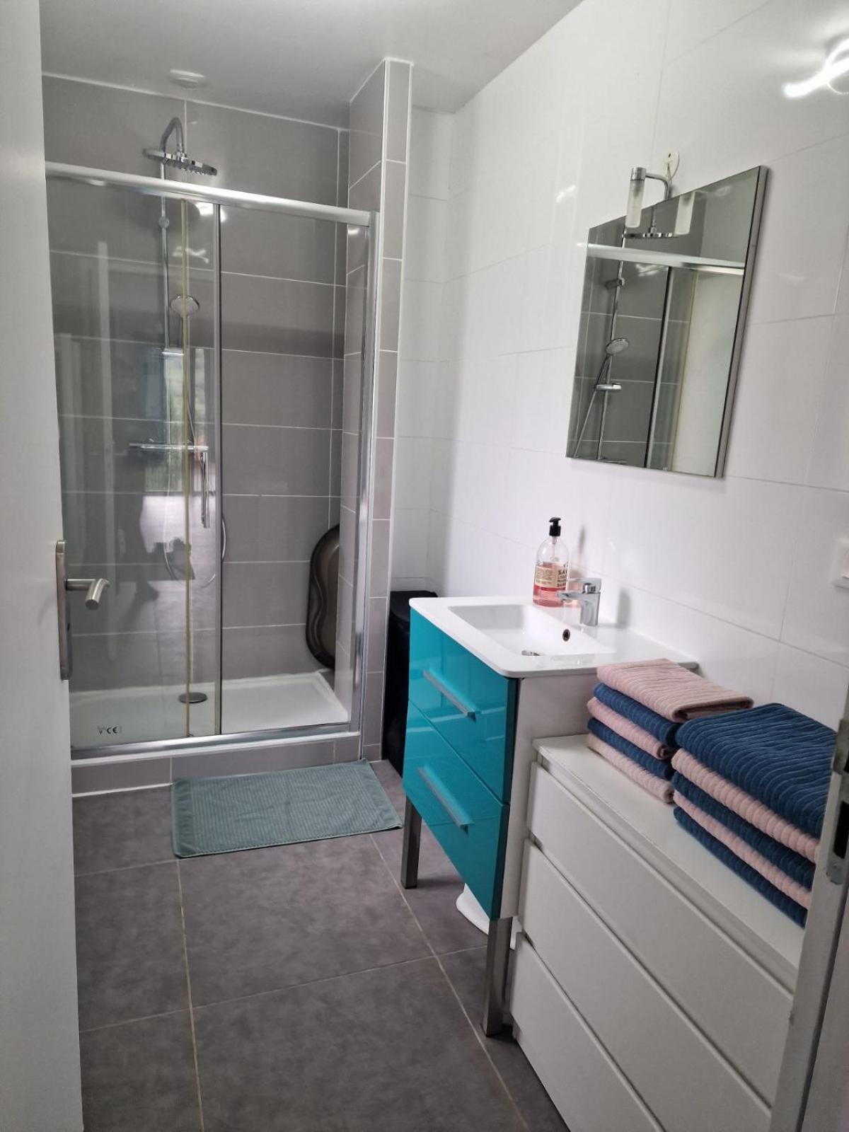 Appartement Rez De Jardin Saint-Martin-dʼUriage Dış mekan fotoğraf